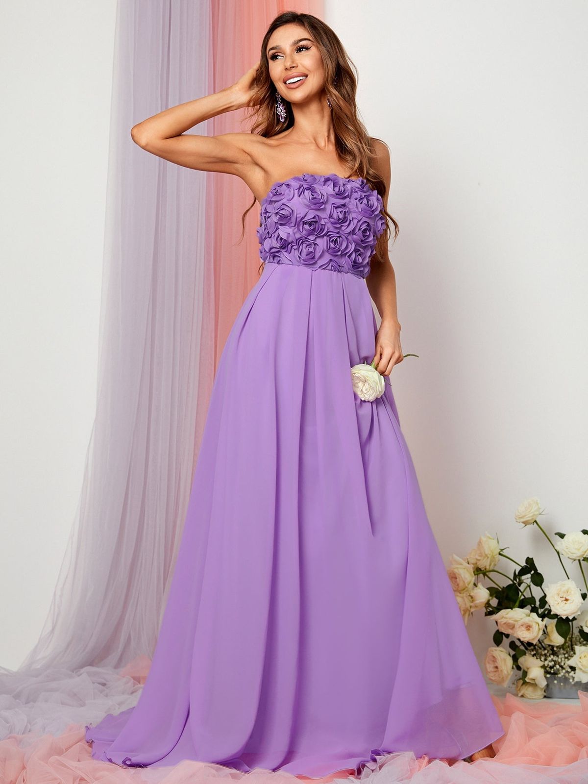 Style FSWD0854 Faeriesty Size L Purple A-line Dress on Queenly