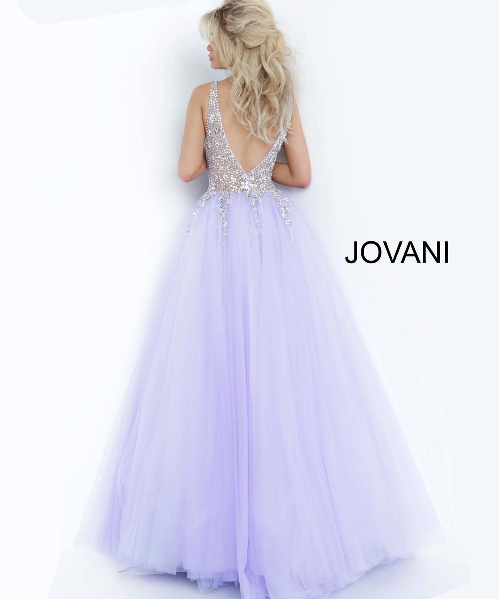 Style 1310 Jovani Size 6 Prom Purple Ball Gown on Queenly