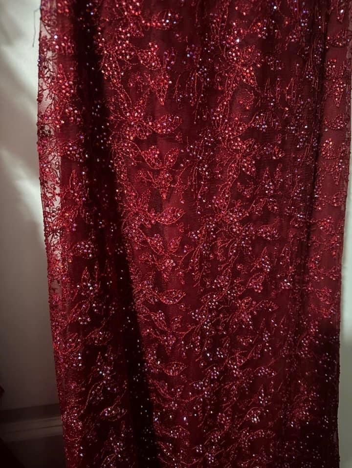 Vienna Size 4 Pageant Red Floor Length Maxi on Queenly