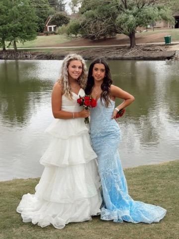 Mac Duggal Size 4 Prom White Dress With Train on Queenly