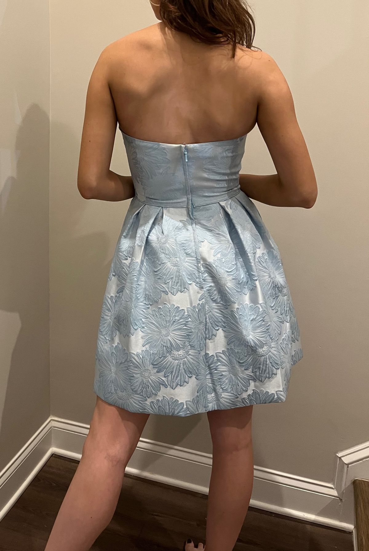 Sherri Hill Size 4 Homecoming Blue Cocktail Dress on Queenly