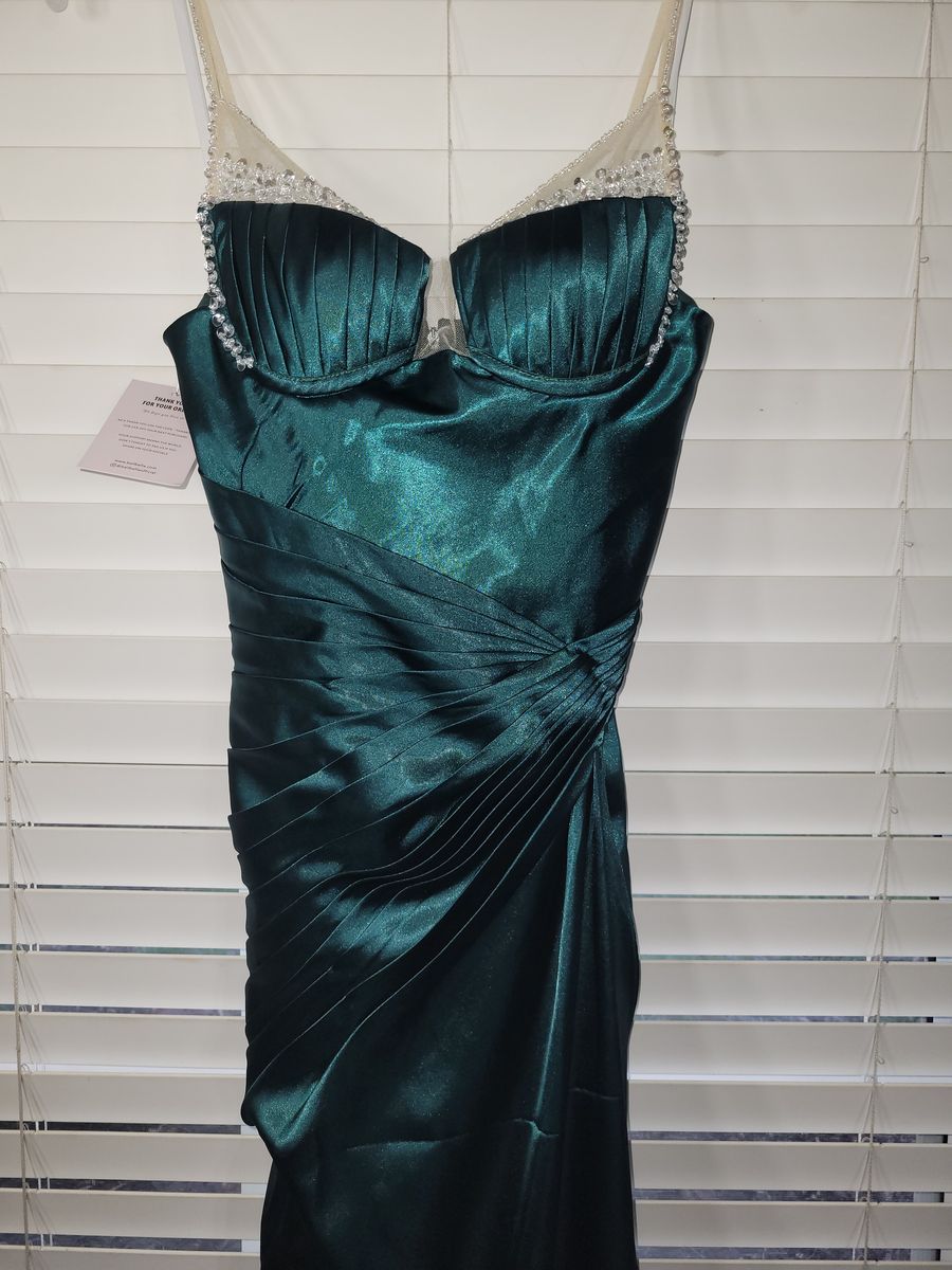 Balbella Size 0 Prom Green Mermaid Dress on Queenly