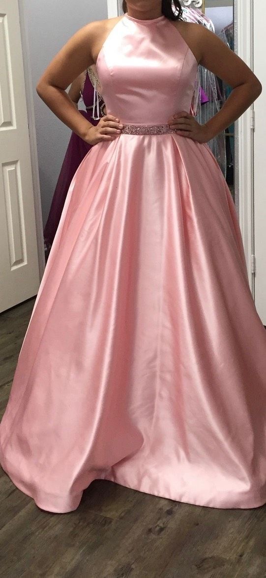 Sherri Hill Size 10 Pageant Pink Ball Gown on Queenly