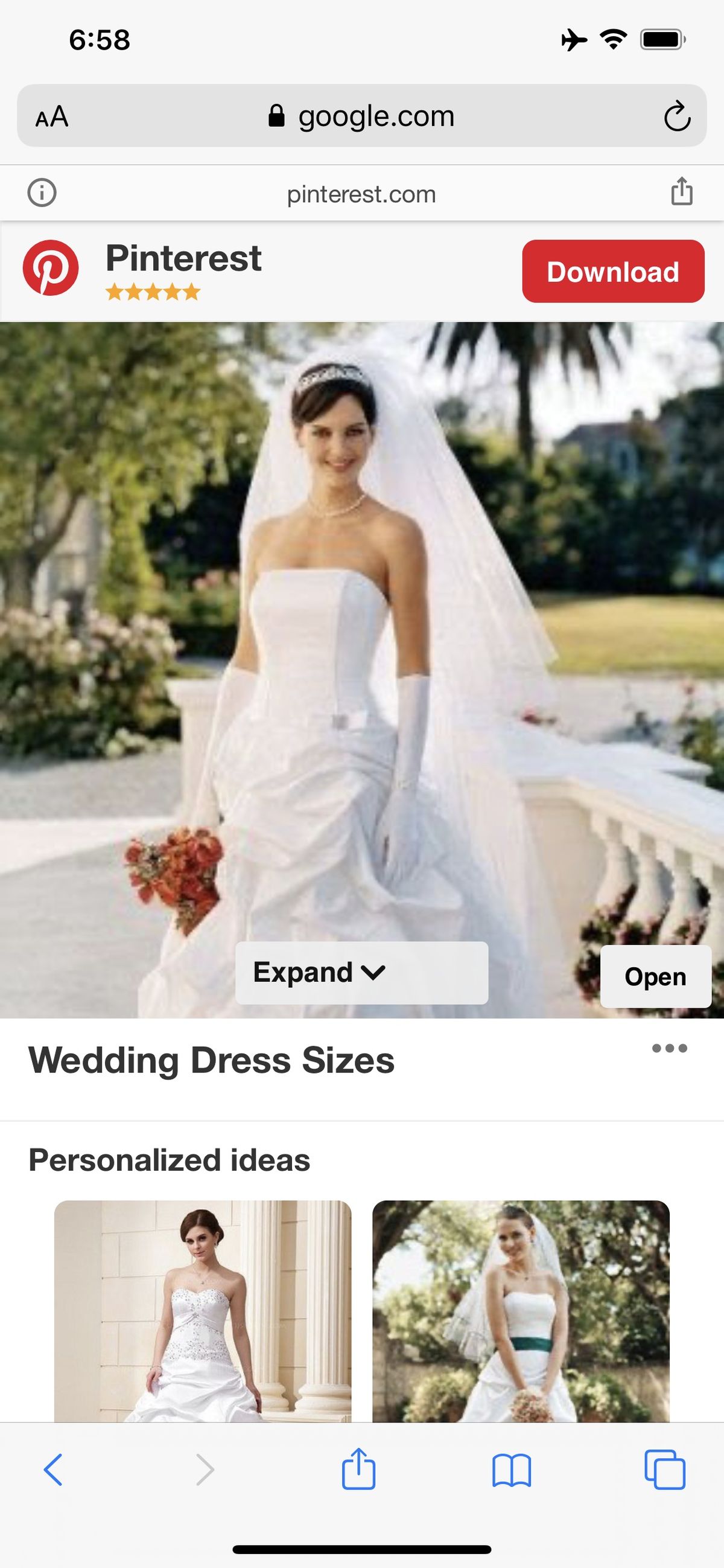 Size 14 Strapless White Ball Gown on Queenly