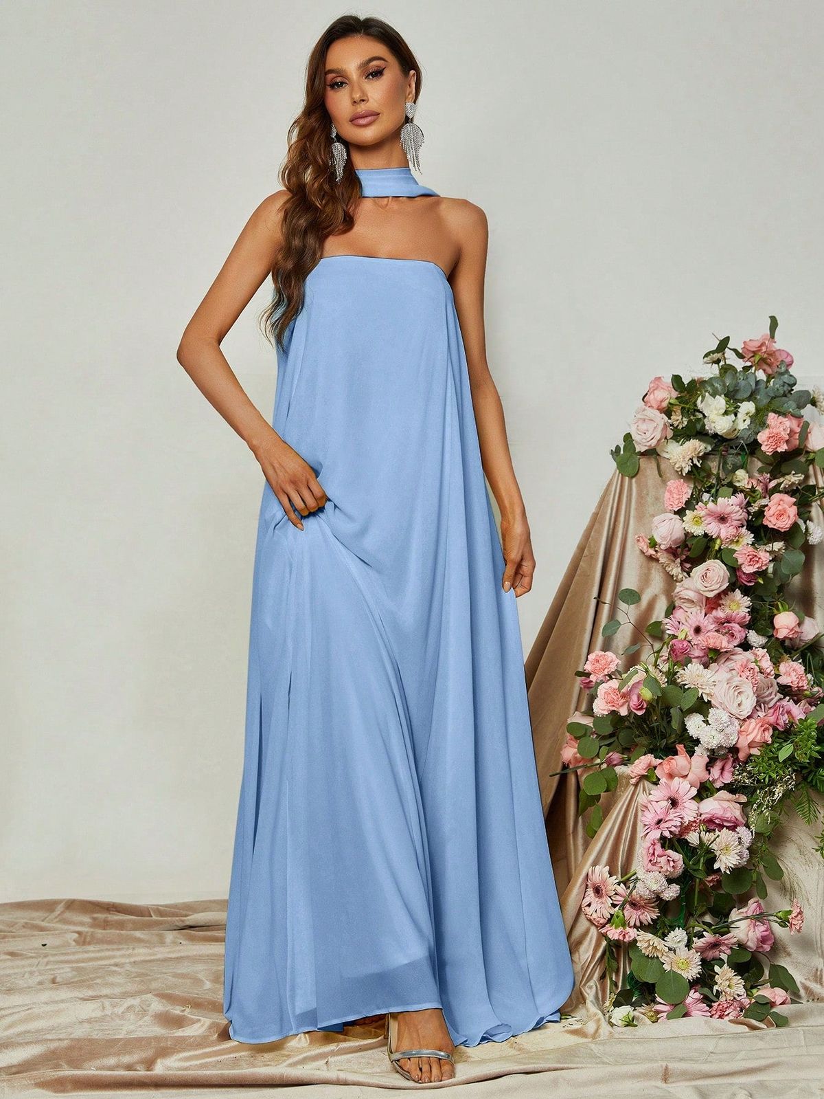 Style FSWD0847 Faeriesty Size XS Blue A-line Dress on Queenly