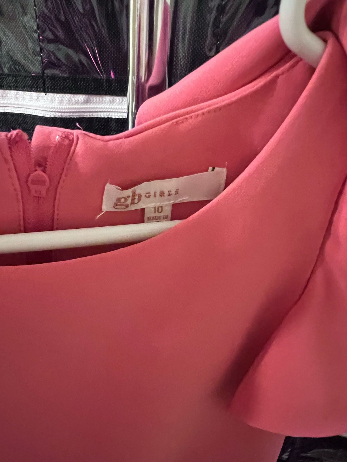 Girls Size 10 Nightclub Pink Formal Jumpsuit on Queenly