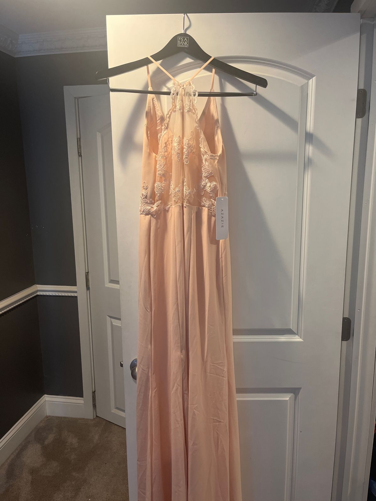 Azazie Size 8 Prom Pink A-line Dress on Queenly