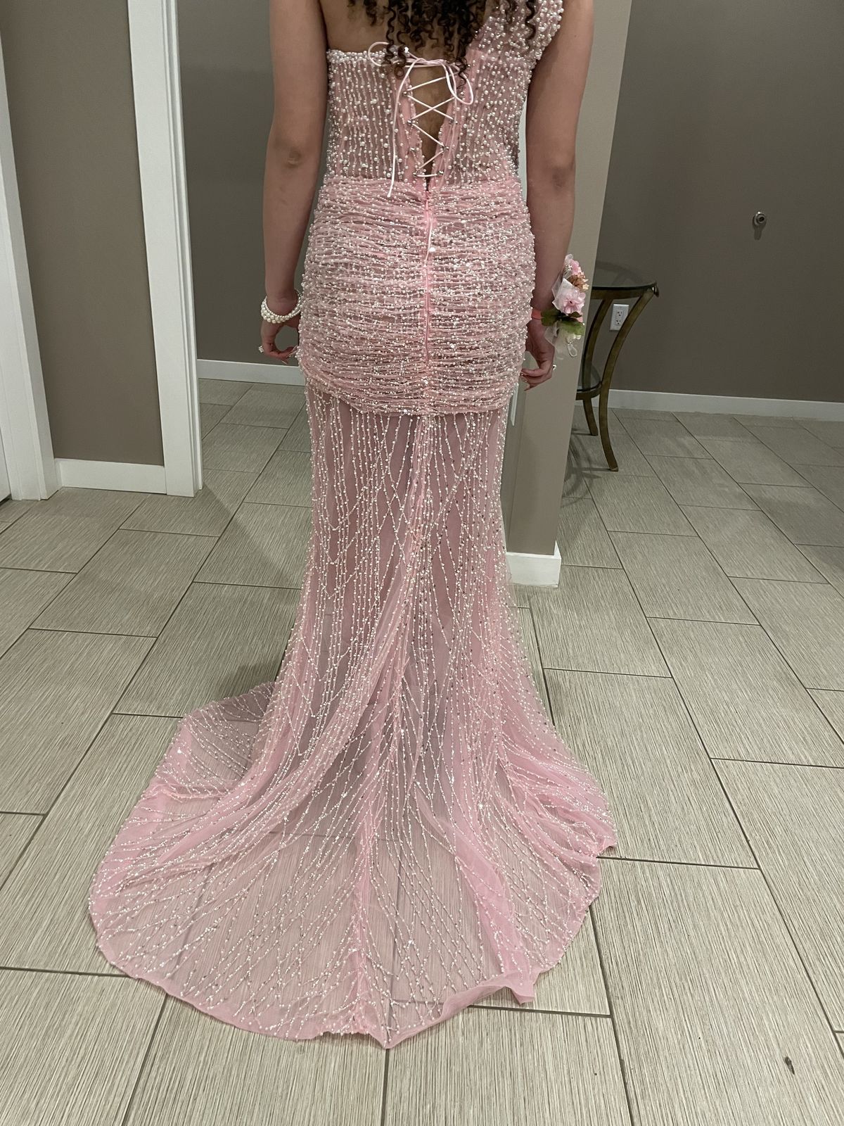 MINNA Size 4 Pink Side Slit Dress on Queenly
