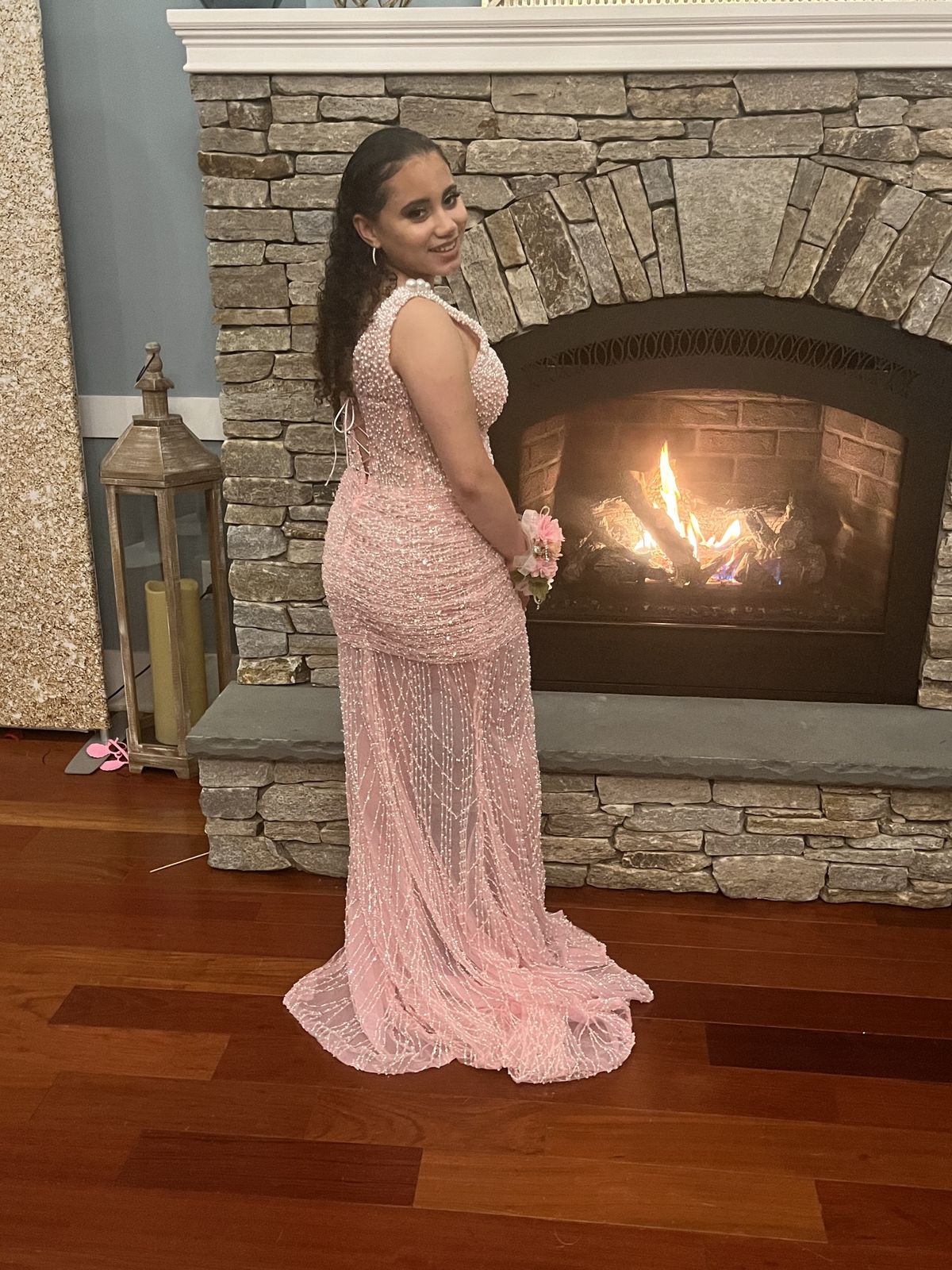 MINNA Size 4 Pink Side Slit Dress on Queenly