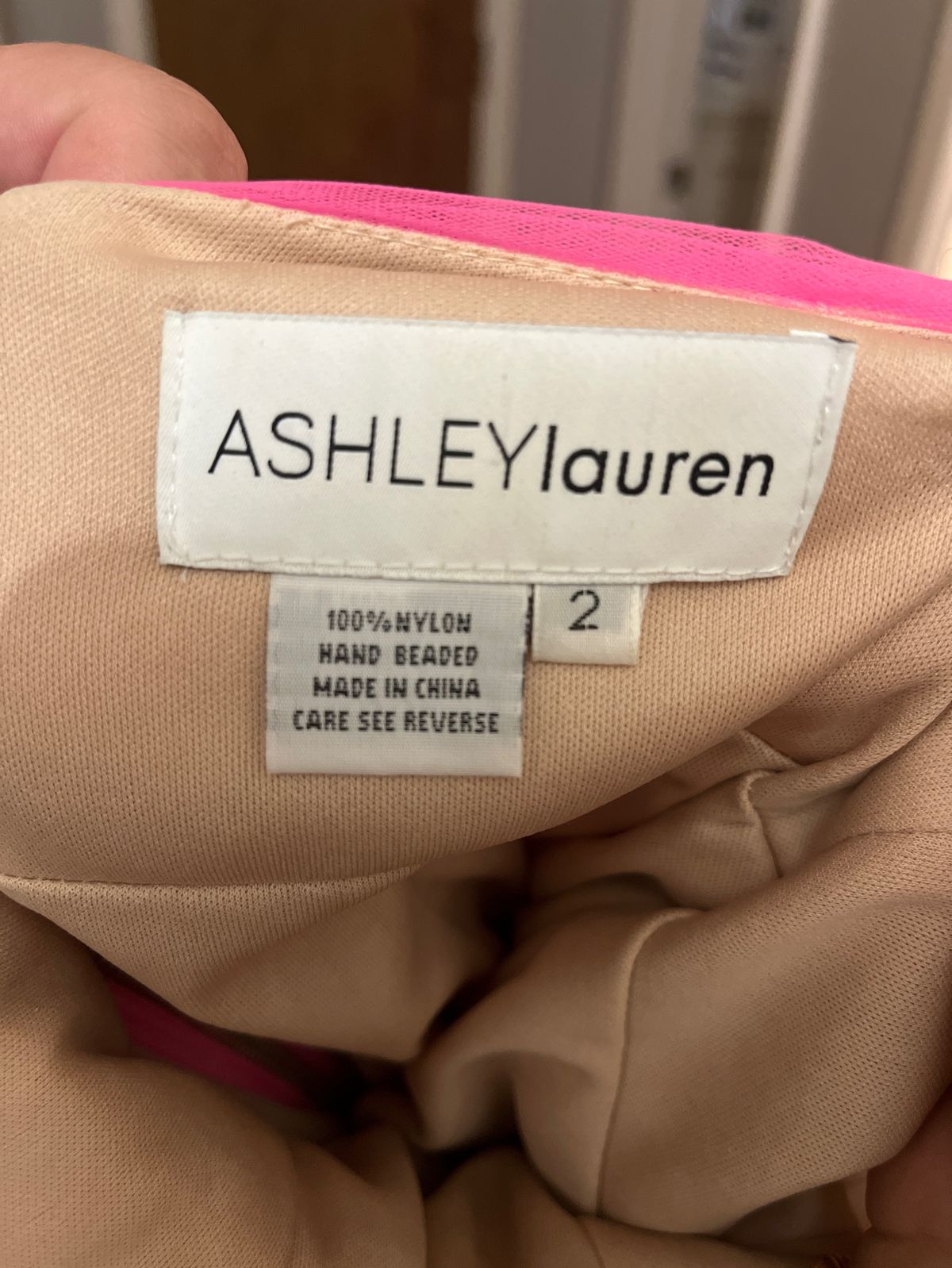 Ashley Lauren Size 2 Prom Hot Pink Floor Length Maxi on Queenly