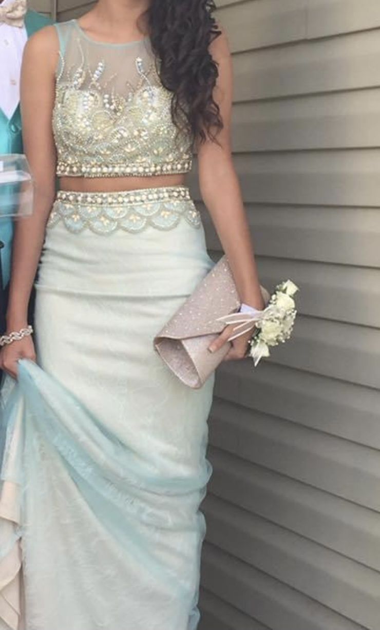 Size 2 Prom Multicolor Mermaid Dress on Queenly