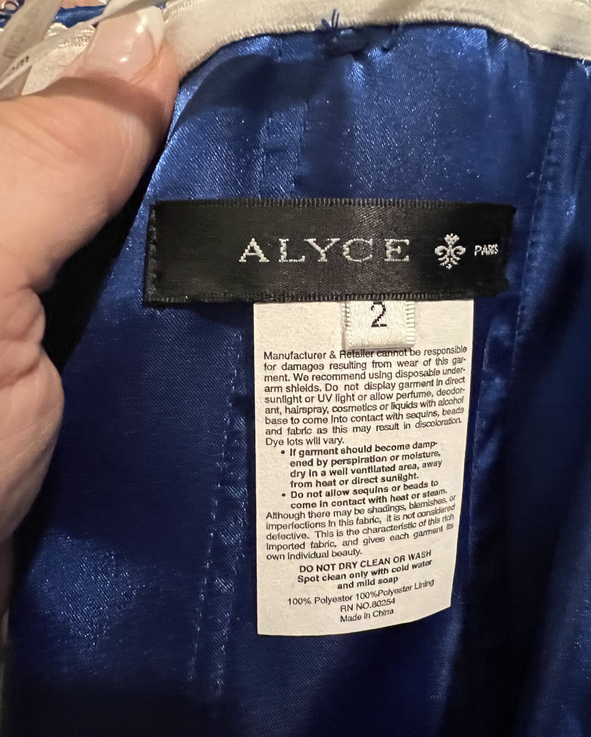 Alyce Paris Size 2 Blue Ball Gown on Queenly