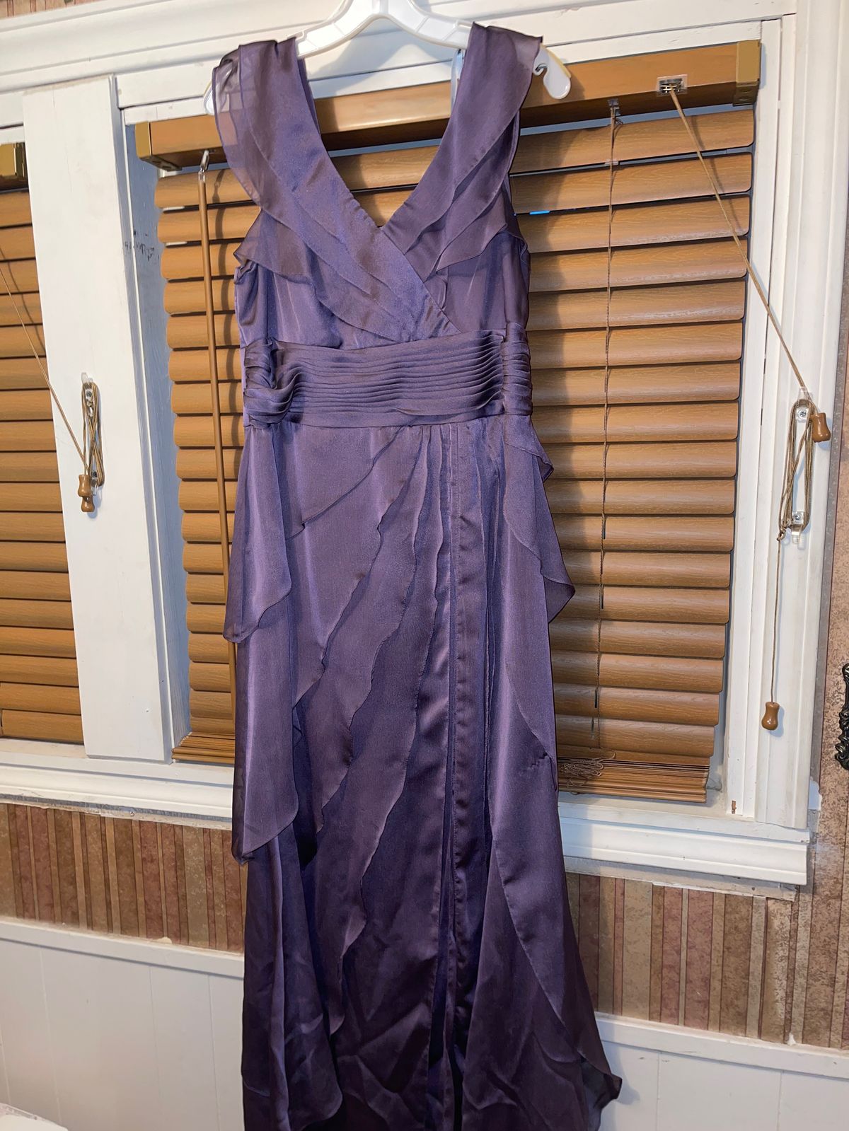 David's Bridal Plus Size 16 Prom Plunge Light Purple Floor Length Maxi on Queenly