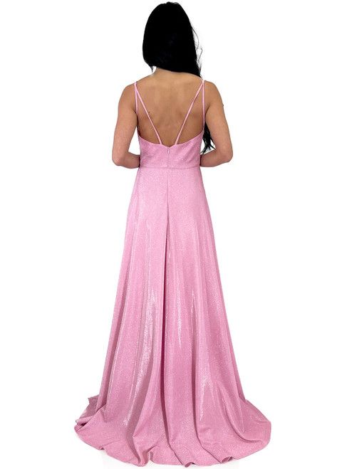 Style 8291 Marc Defang Size 4 Pink Floor Length Maxi on Queenly