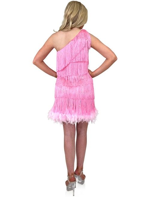 Style 8273 Marc Defang Size 4 Pageant One Shoulder Pink Cocktail Dress on Queenly