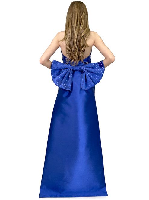 Style 8236 Marc Defang Size 4 Pageant Royal Blue Cocktail Dress on Queenly