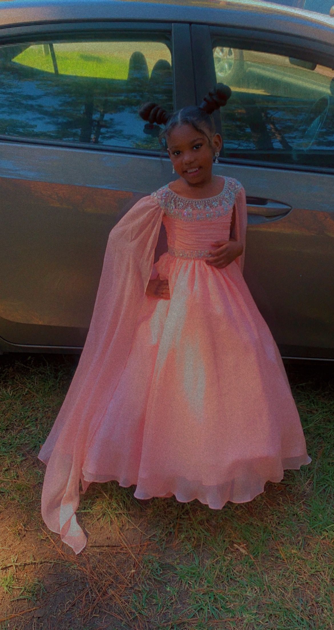 Size 4 Pink Ball Gown on Queenly