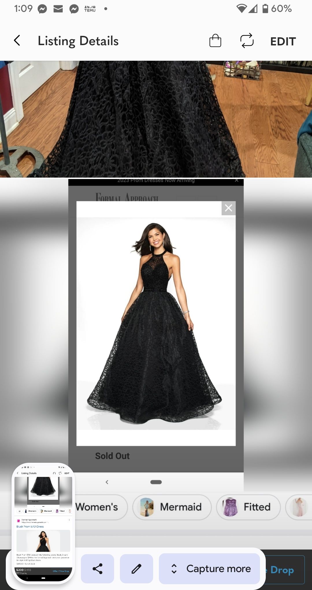 Blush Prom Size 10 Prom Black Ball Gown on Queenly