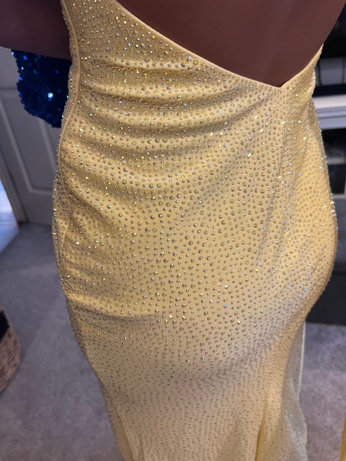 Sherri Hill Size 6 Prom Yellow Floor Length Maxi on Queenly
