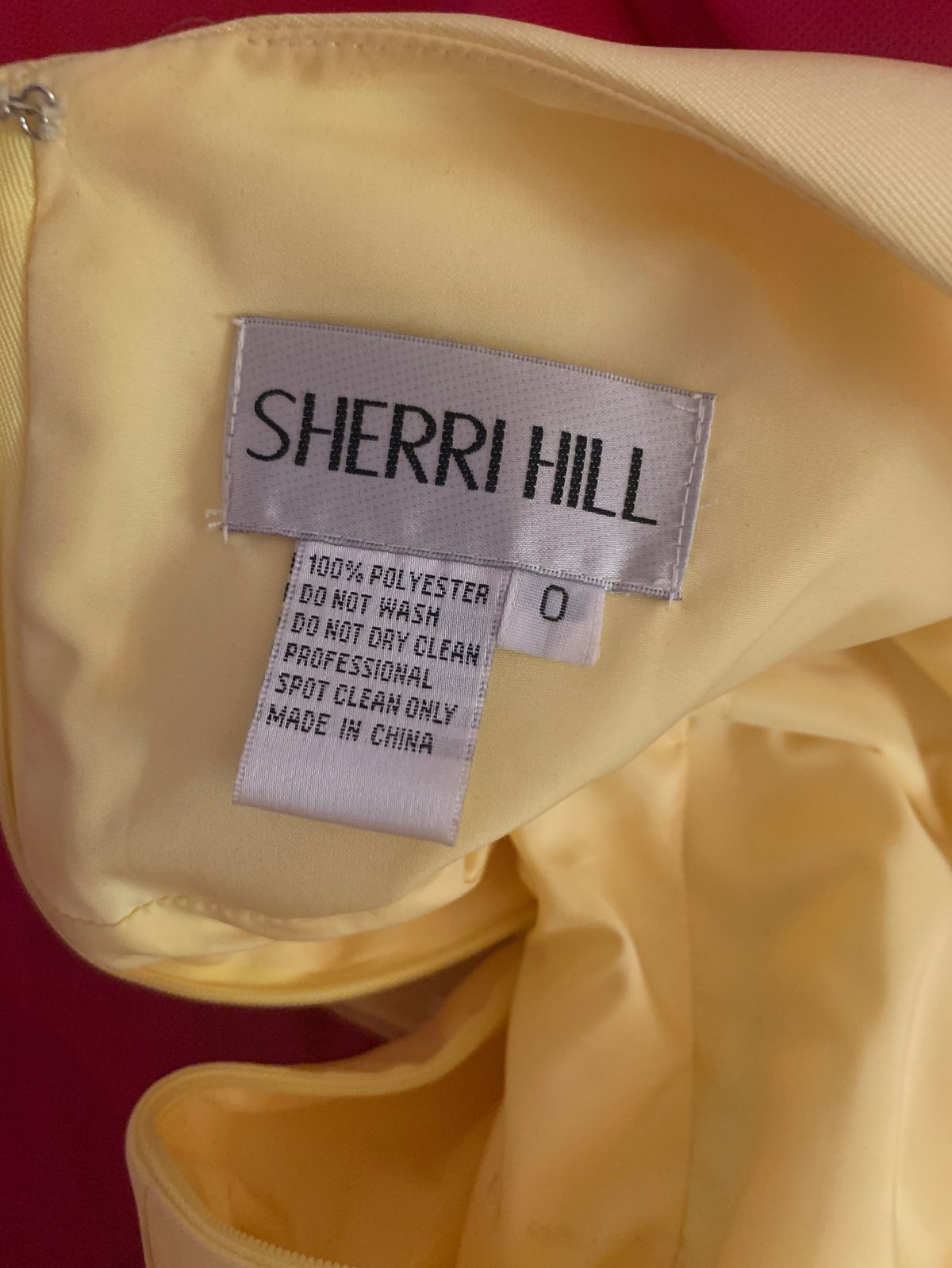Sherri Hill Size 0 Pageant Yellow Dress With Train on Queenly