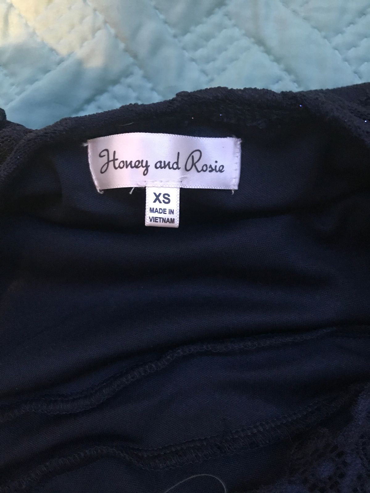 Honey and Rosie Size XS Prom Navy Blue Cocktail Dress on Queenly