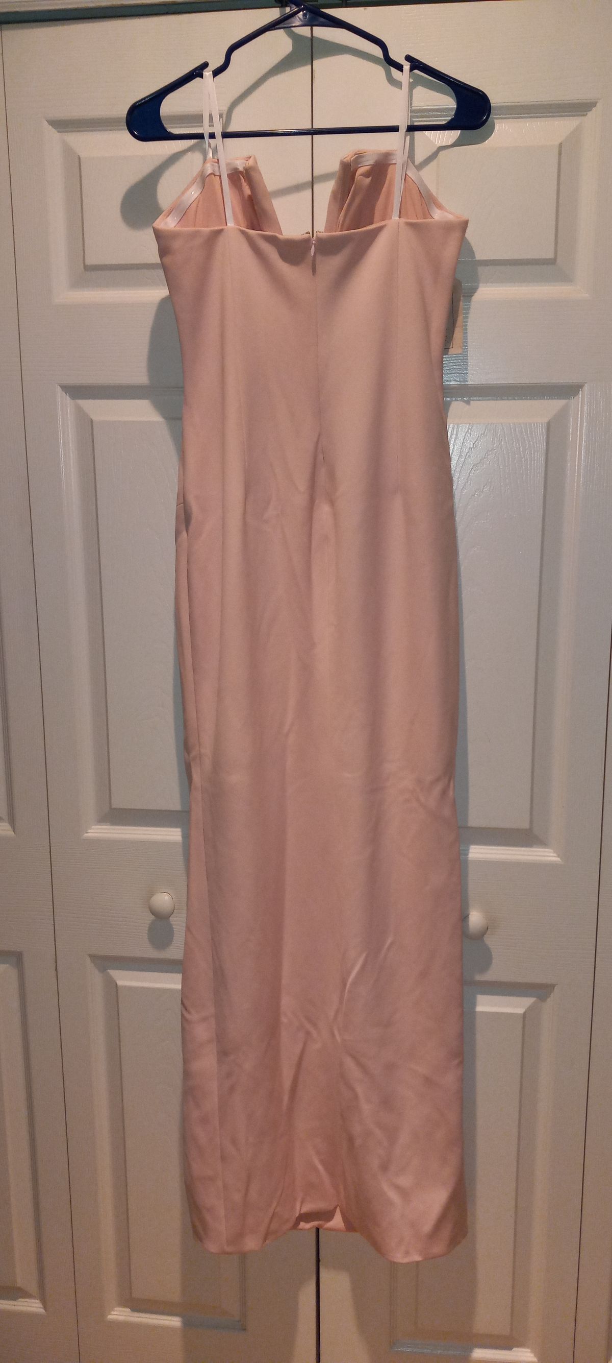 Style GWACO403 KATIE MAY Size 10 Pink Side Slit Dress on Queenly