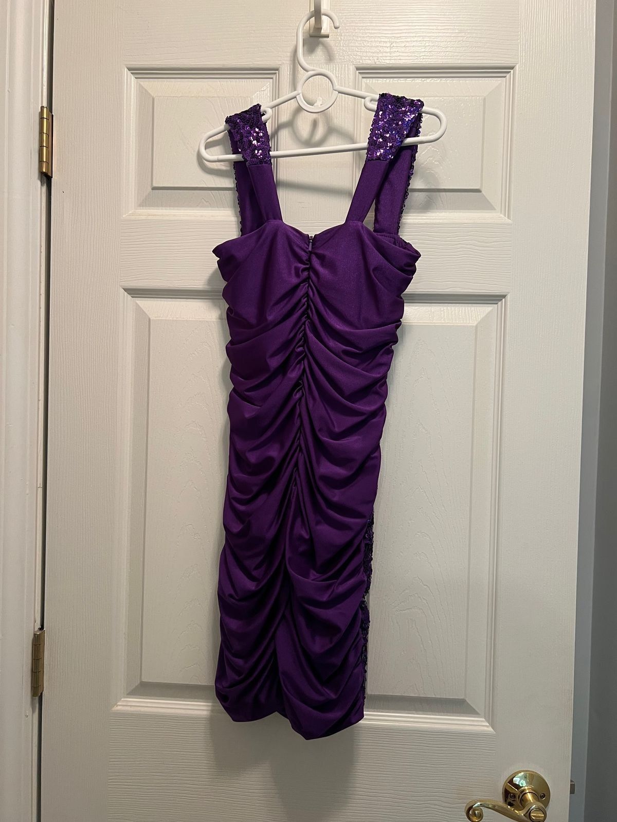 Size S Homecoming Purple Cocktail Dress on Queenly