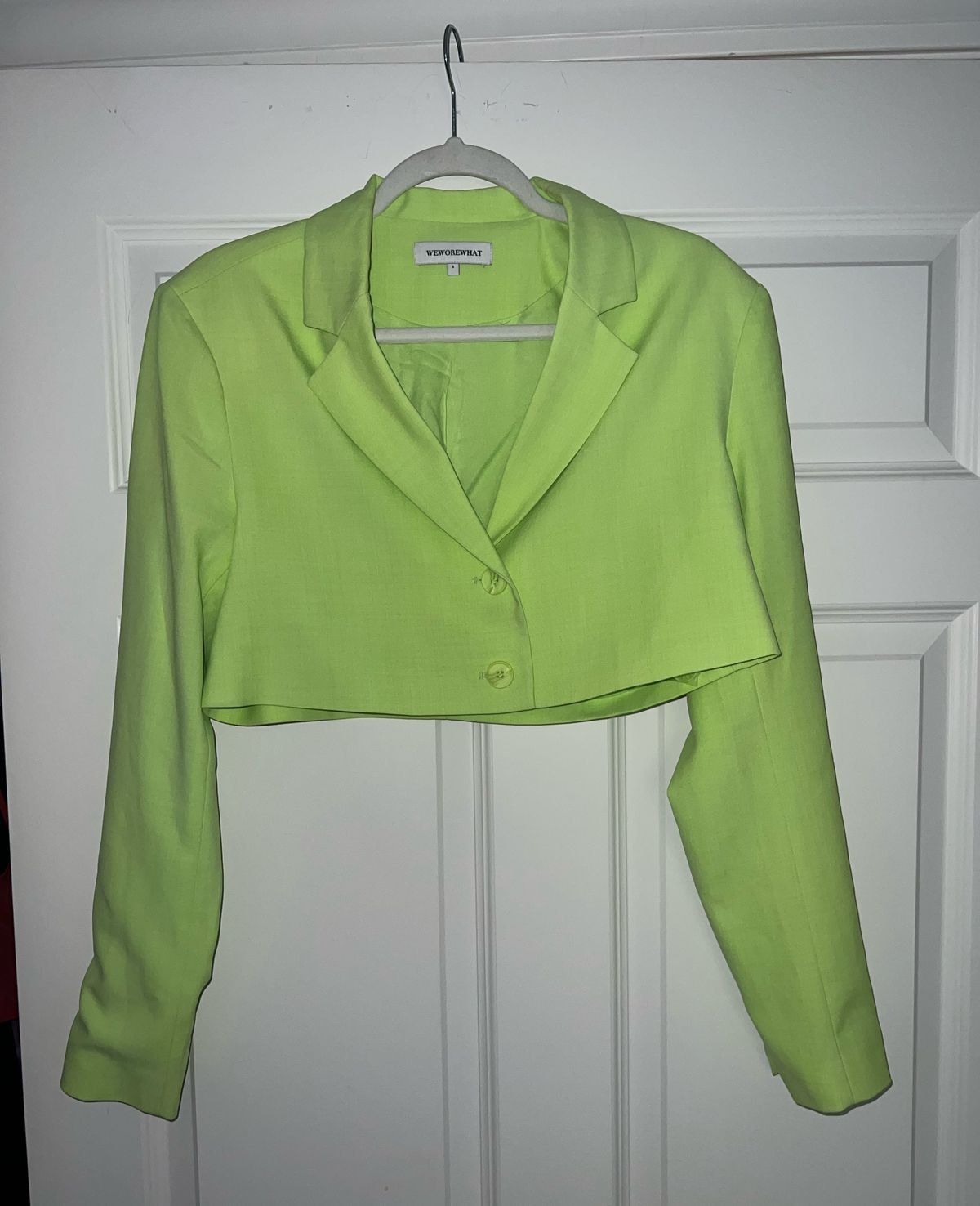 Size S Blazer Light Green A-line Dress on Queenly