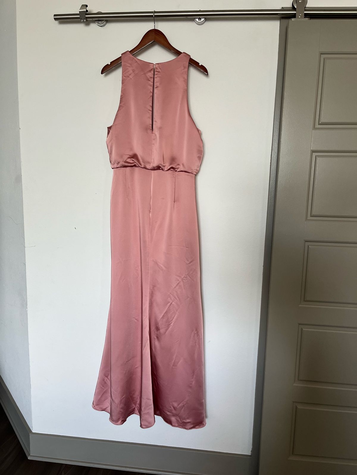 Dessy Collection Plus Size 16 Wedding Guest Pink A-line Dress on Queenly