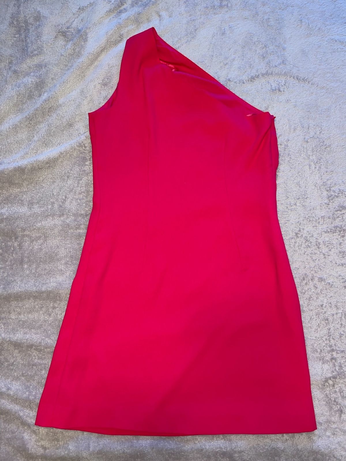 Size 2 Nightclub One Shoulder Pink Cocktail Dress on Queenly
