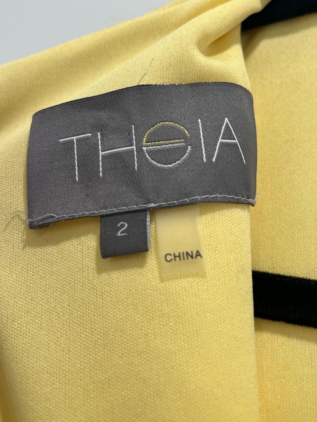 Theia Size 2 Pageant Yellow Cocktail Dress on Queenly