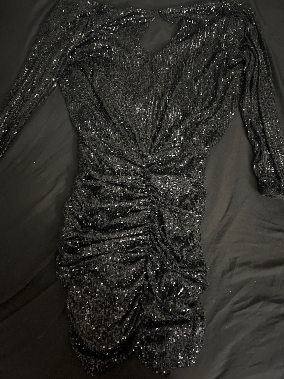 Fashion Nova Size 2X Nightclub Plunge Black Cocktail Dress on Queenly