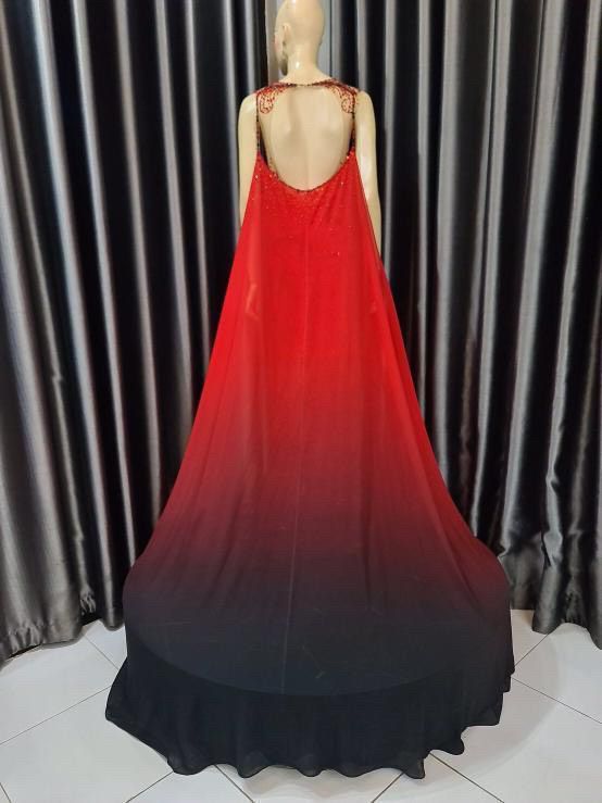 GL Garlate Size 0 Pageant Red Side Slit Dress on Queenly