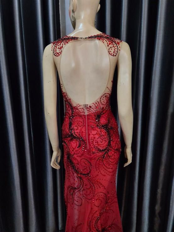 GL Garlate Size 0 Pageant Red Side Slit Dress on Queenly