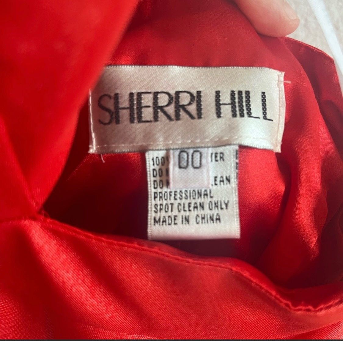 Sherri Hill Size 00 Prom High Neck Red Cocktail Dress on Queenly