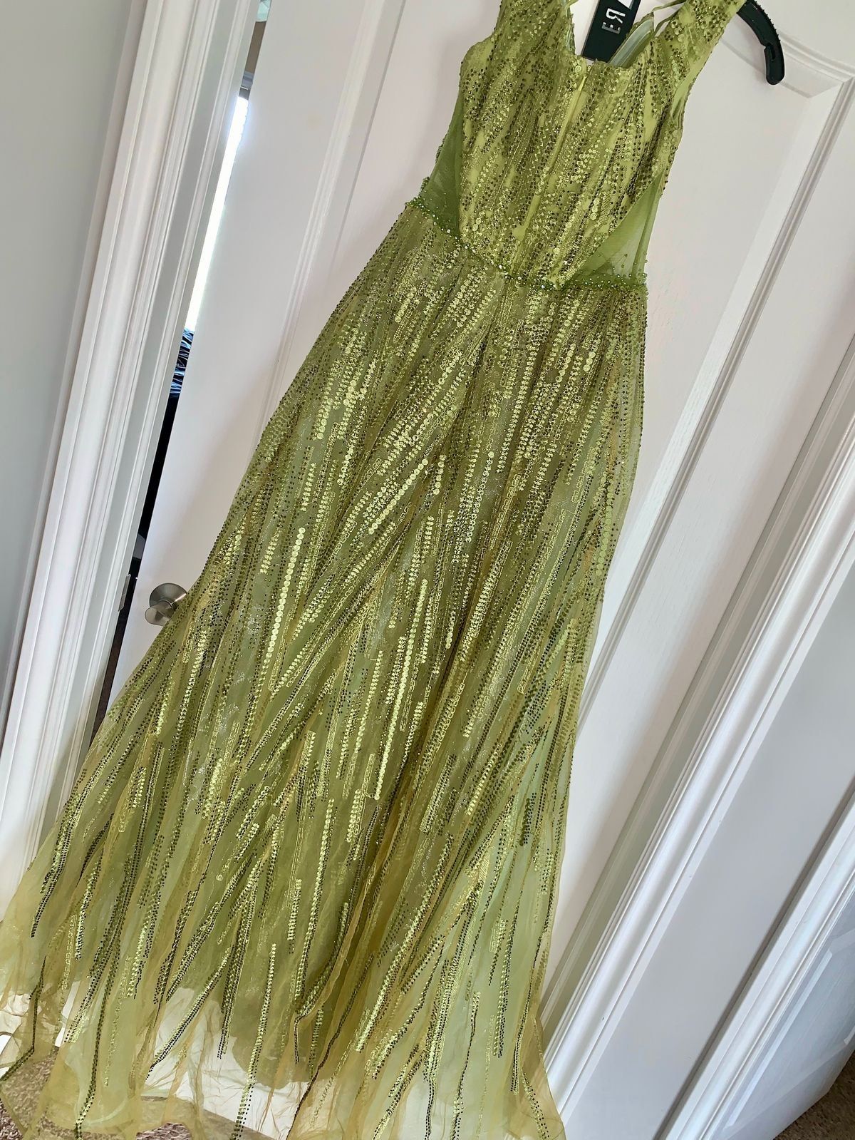 Catwalk Couture Size 10 Green Mermaid Dress on Queenly
