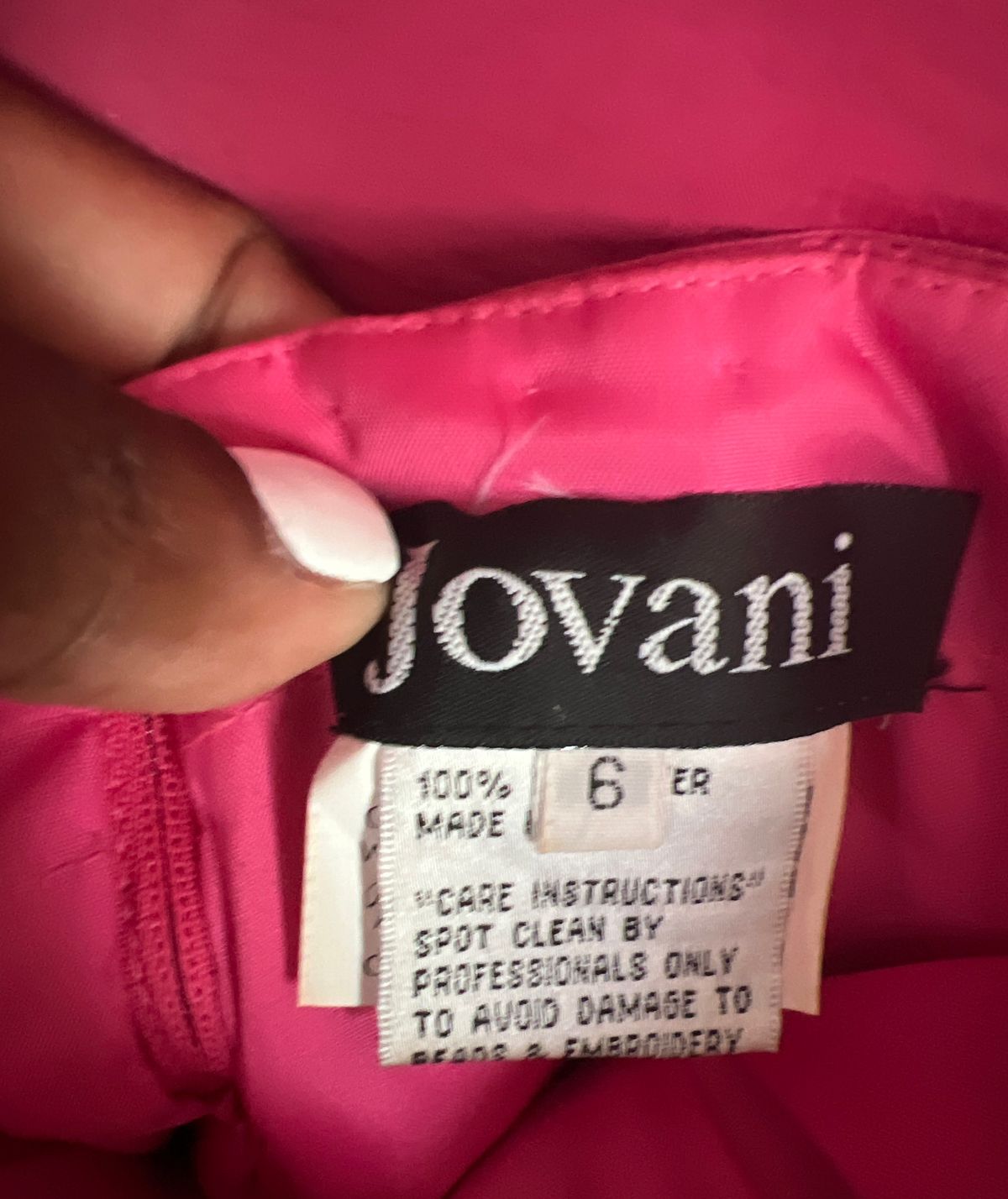 Jovani Size 6 Prom Strapless Pink Cocktail Dress on Queenly
