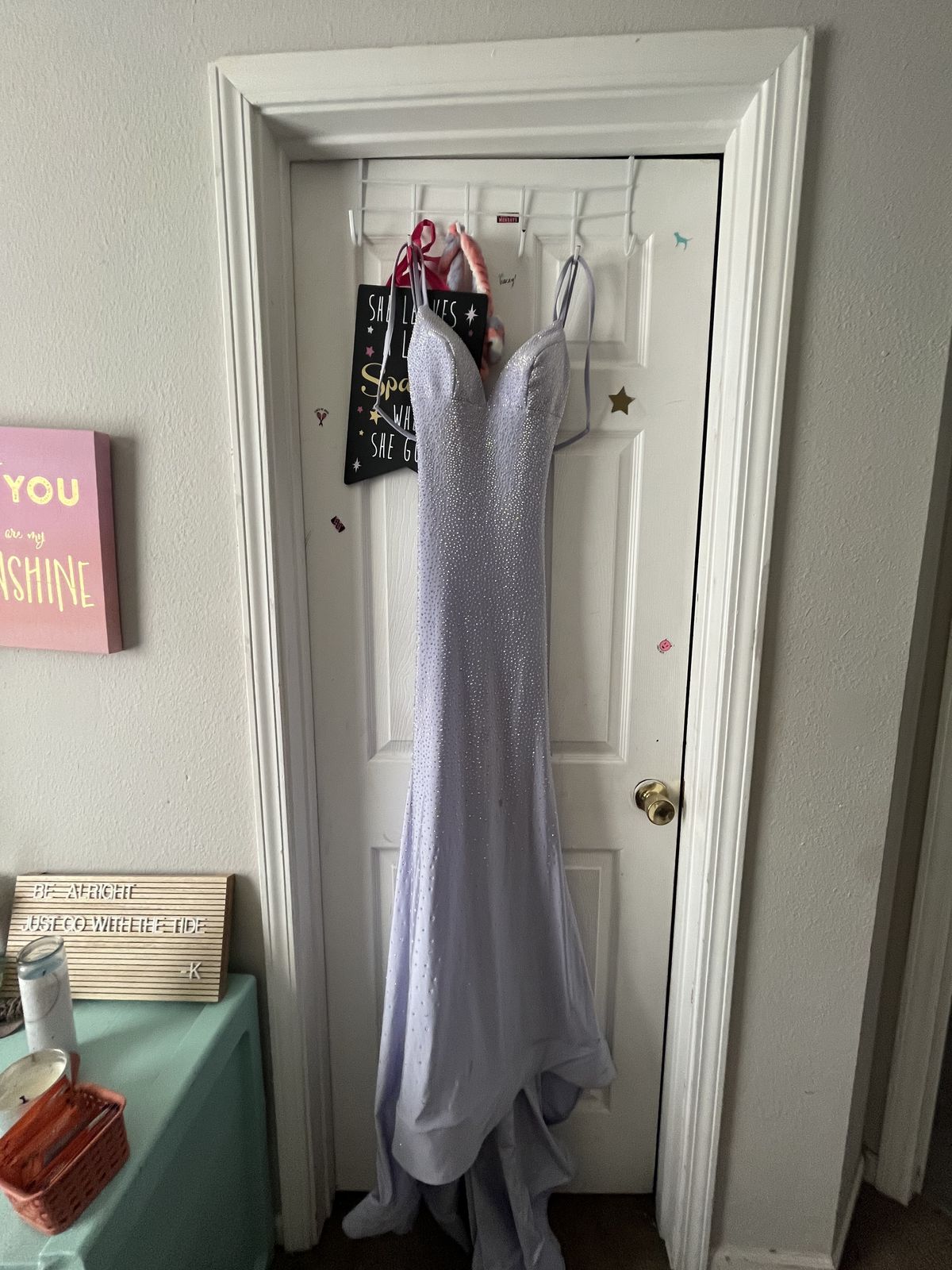 Sherri Hill Size 0 Purple Mermaid Dress on Queenly