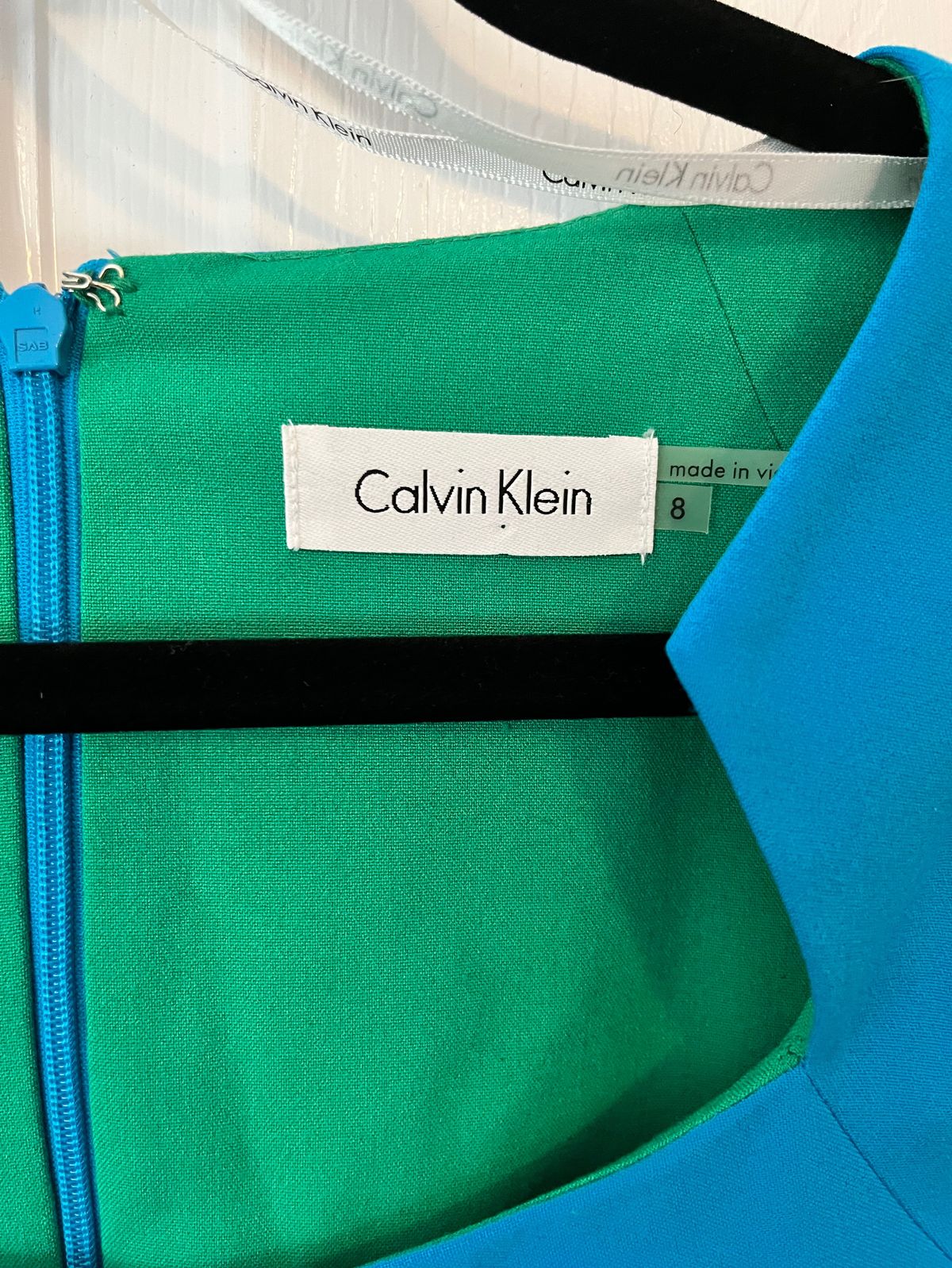 Calvin Klein Size 8 Blue Cocktail Dress on Queenly