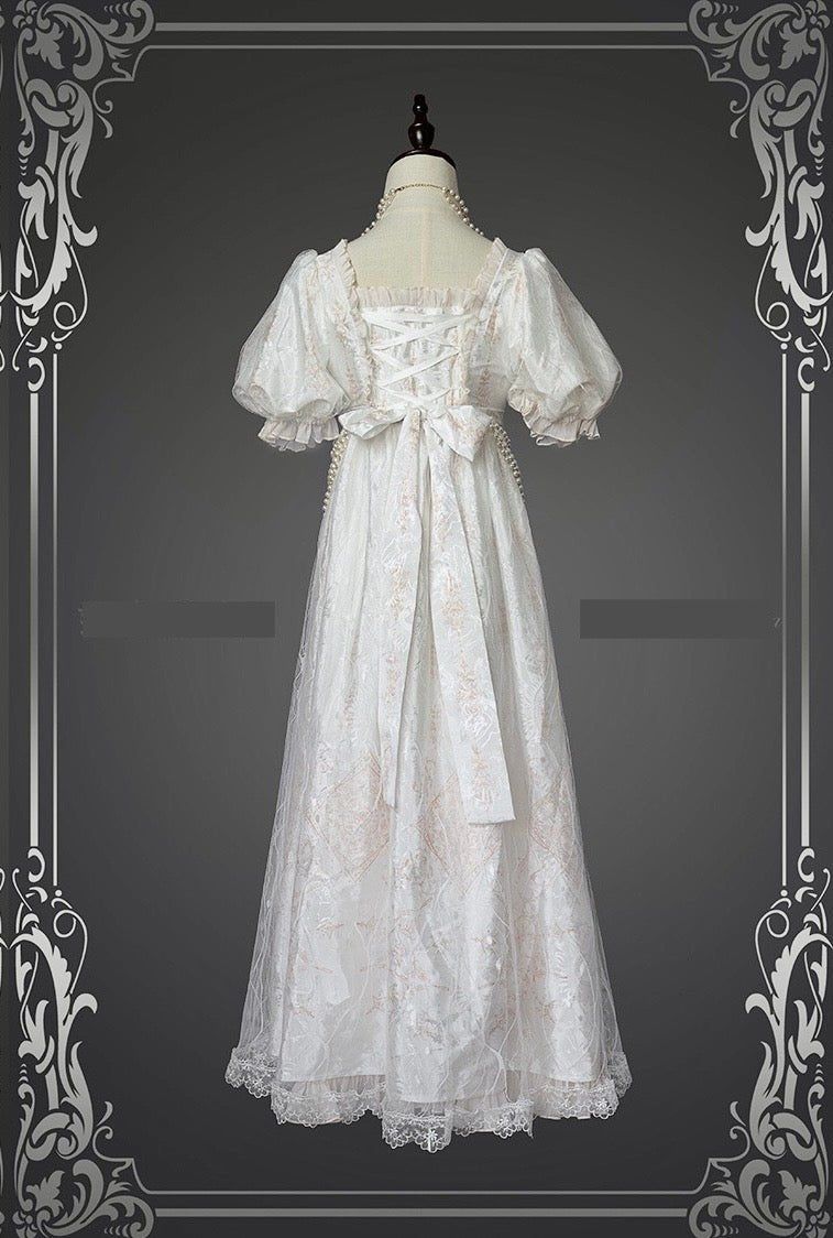 Wonderland By Lilian Size 4 Lace White A-line Dress on Queenly