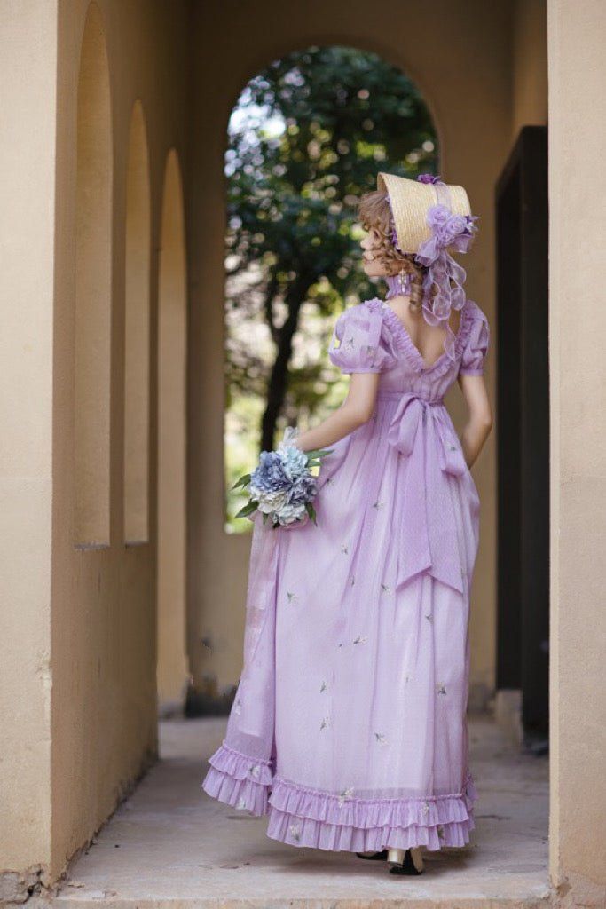 Wonderland By Lilian Size 0 Purple A-line Dress on Queenly