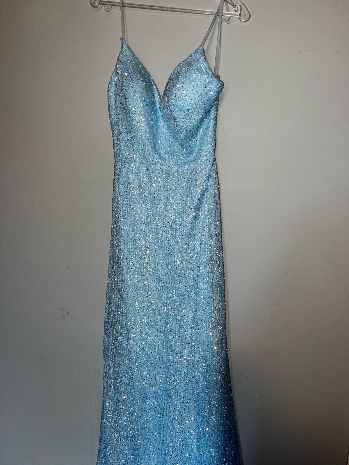Alyce Paris Size M Blue A-line Dress on Queenly