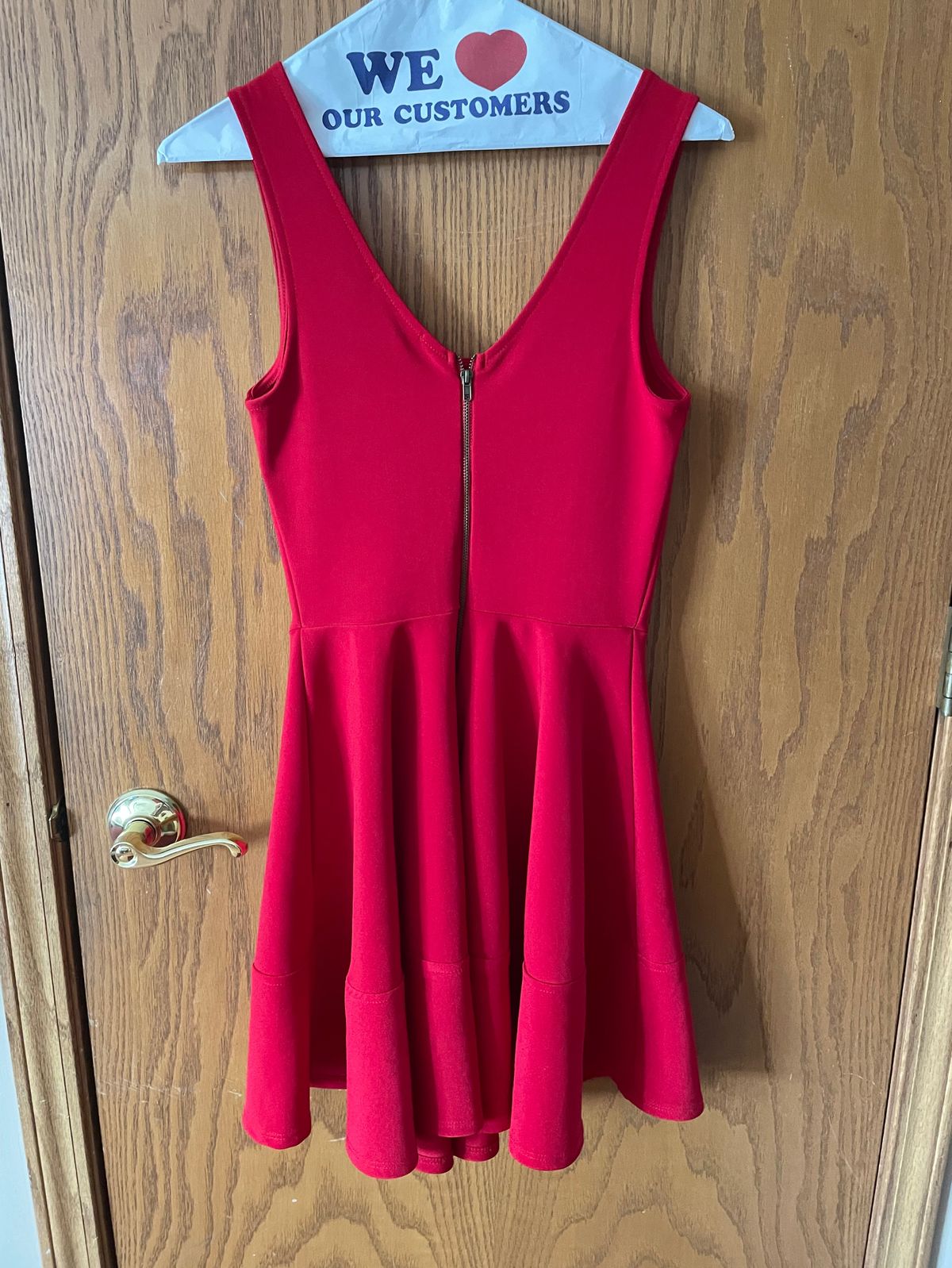 Lulus Size M Pageant Red Cocktail Dress on Queenly