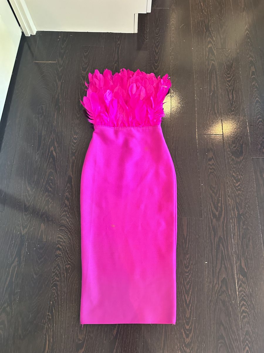 Size 0 Pageant Strapless Pink Cocktail Dress on Queenly