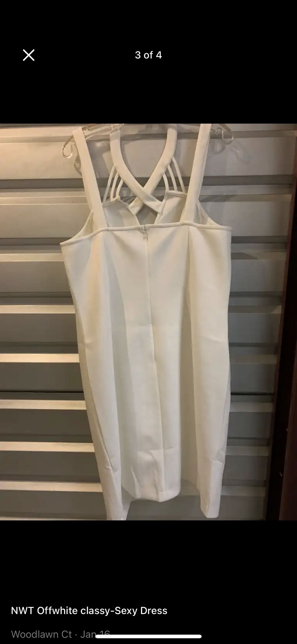 Size 2X Plunge Nude Cocktail Dress on Queenly