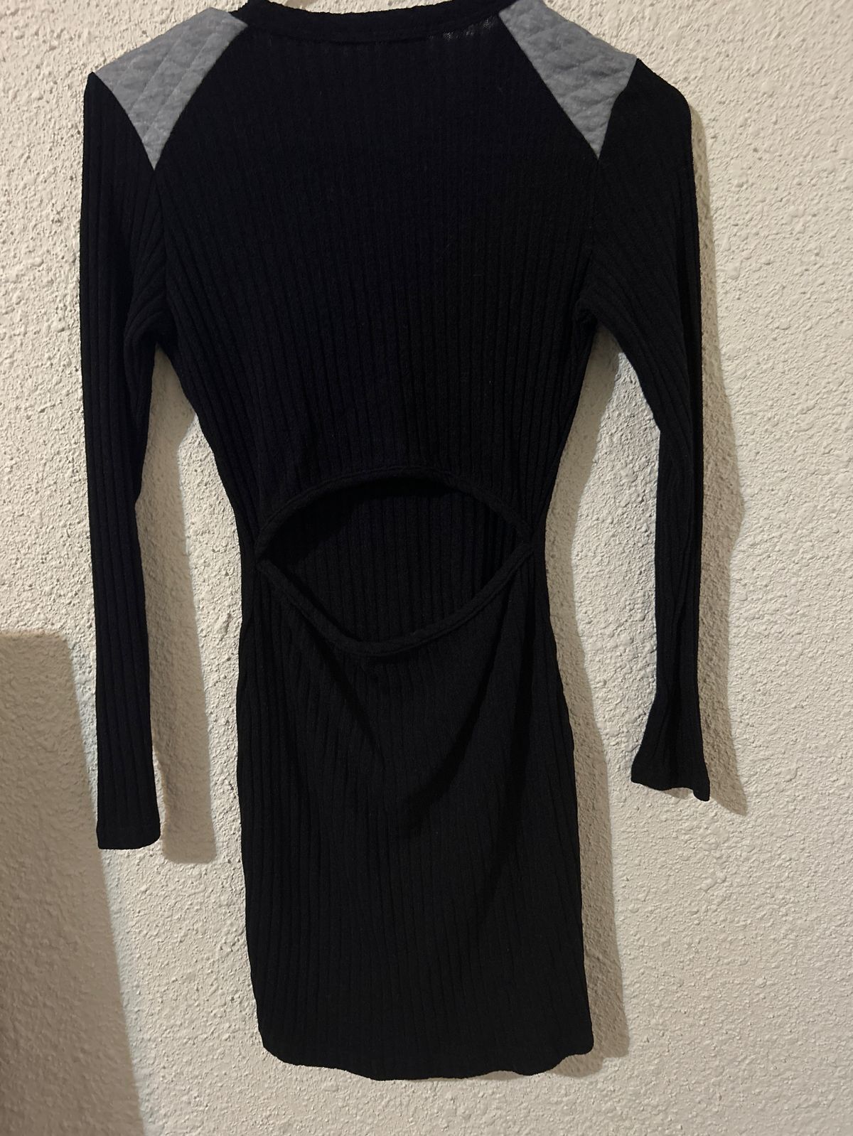 Size S Long Sleeve Black A-line Dress on Queenly