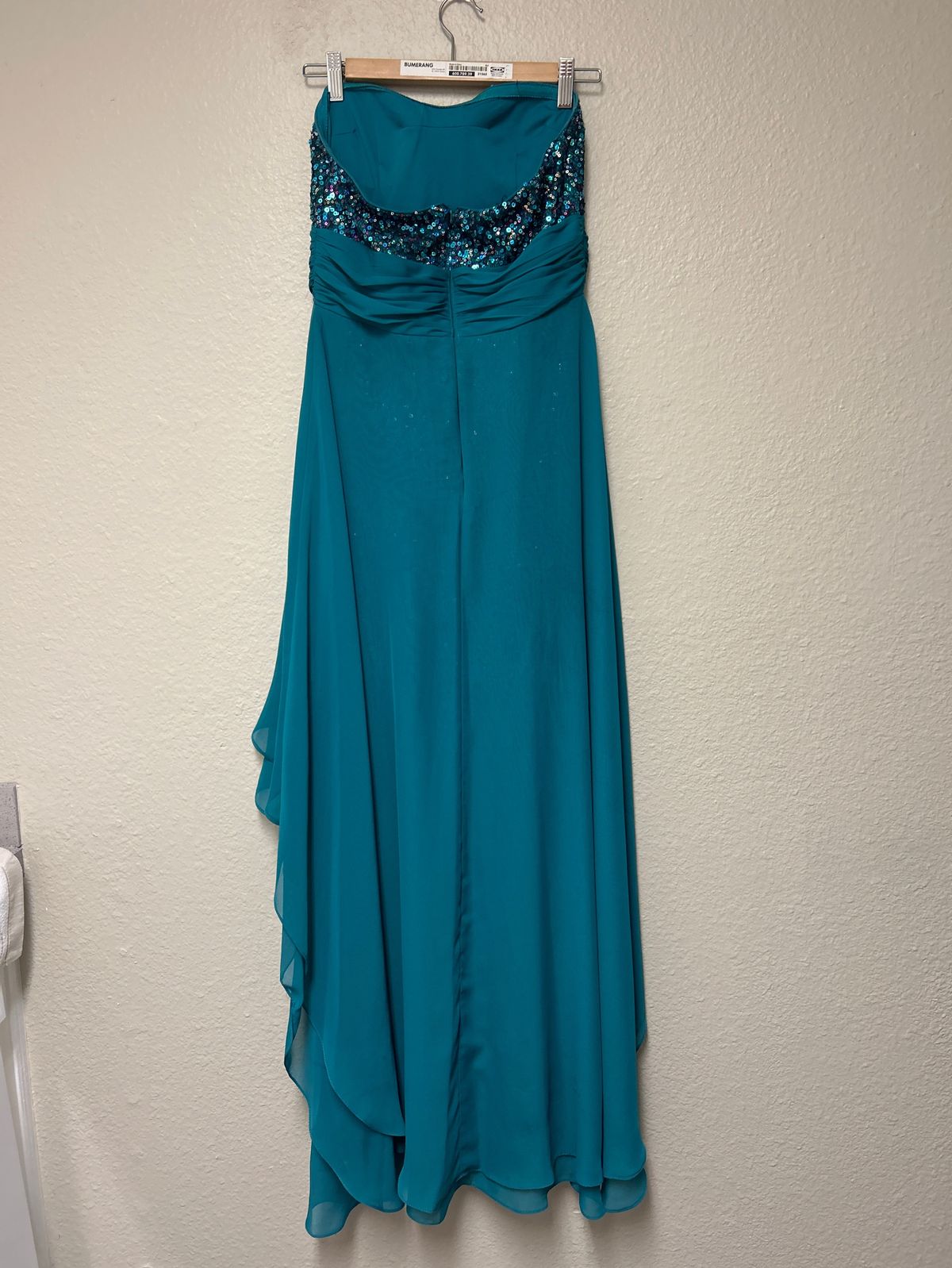 Size 8 Prom Strapless Multicolor Floor Length Maxi on Queenly