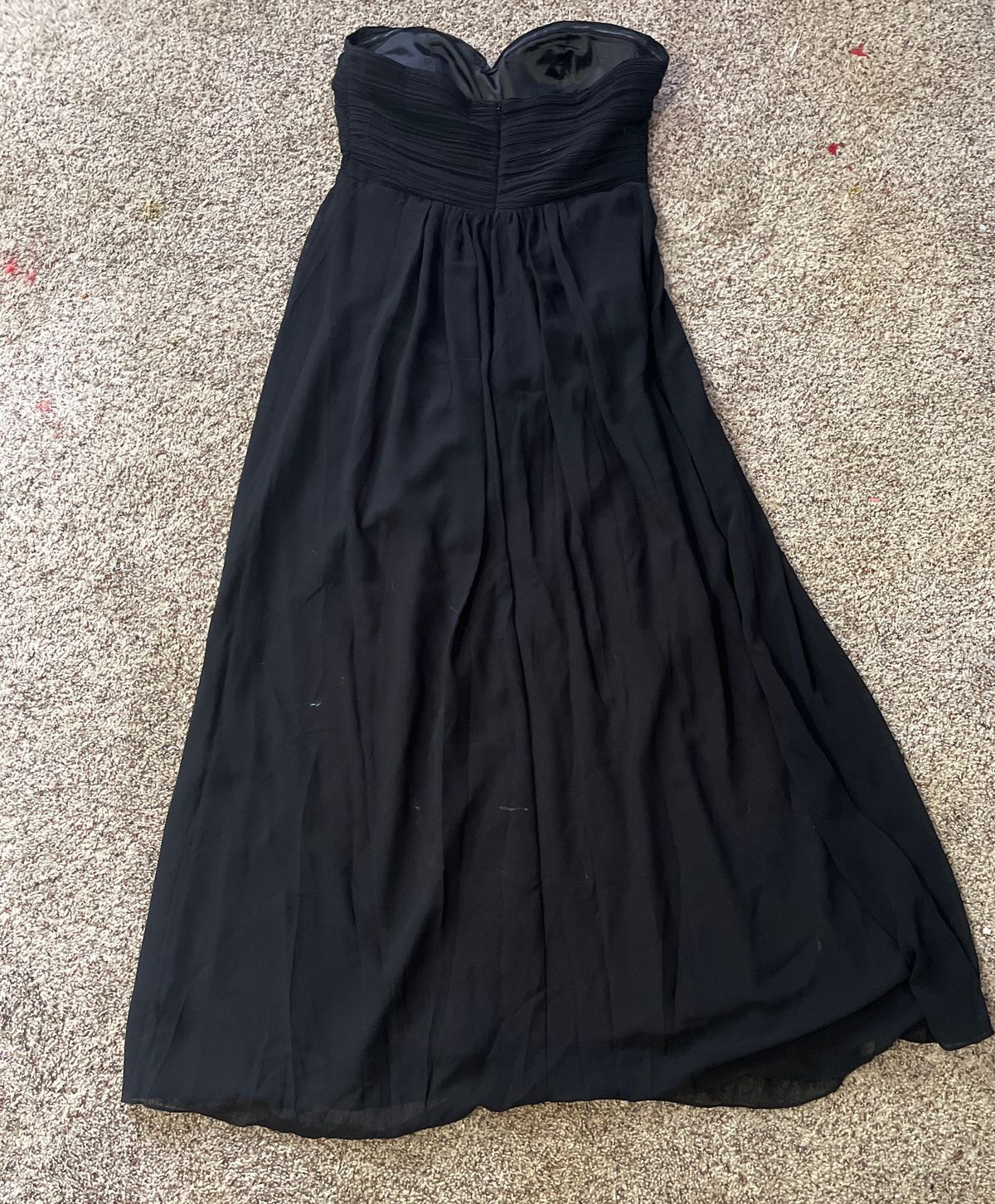 Ever Pretty Size 8 Prom Strapless Black Floor Length Maxi on Queenly