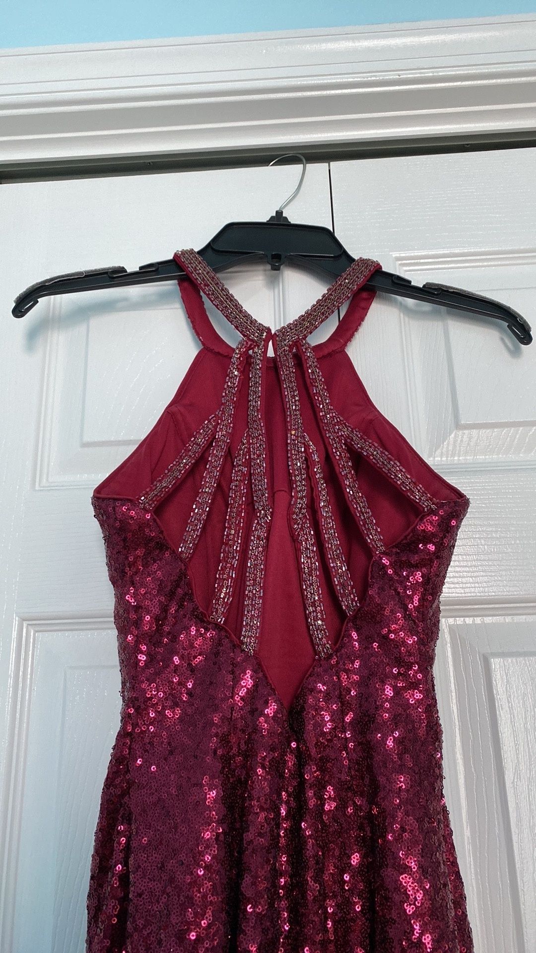 Alyce Paris Size 0 Homecoming Burgundy Red Cocktail Dress on Queenly
