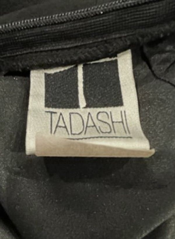 Tadashi Size 10 Satin Black Floor Length Maxi on Queenly